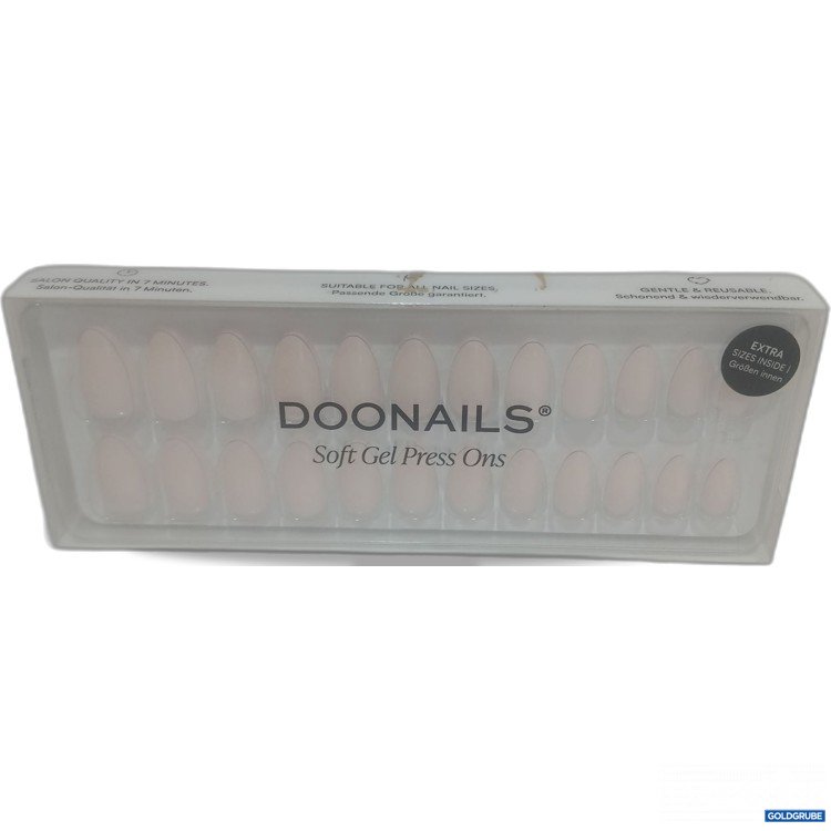 Artikel Nr. 525769 Artikel Nr. 525769: Doonails Soft Gel Press Ons Pillow Talk Short Almond