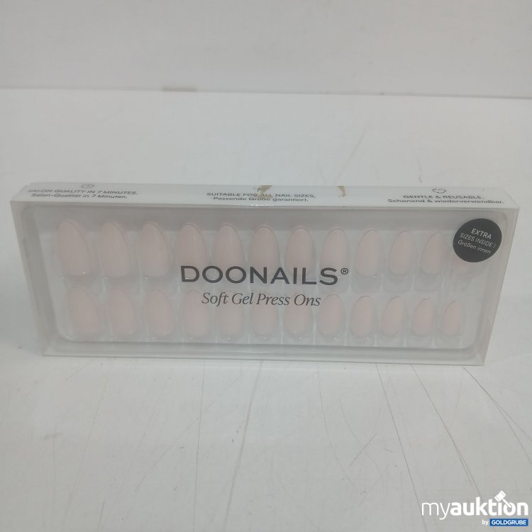 Artikel Nr. 525769 Artikel Nr. 525769: Doonails Soft Gel Press Ons Pillow Talk Short Almond