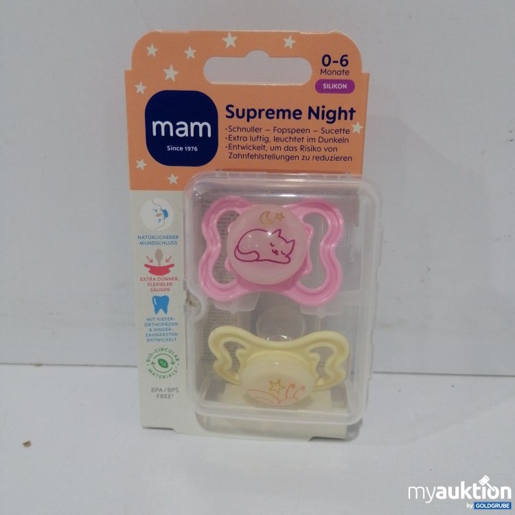 Artikel Nr. 835769 Artikel Nr. 835769: Mam Supreme Night Schnuller Silikon 0-6m