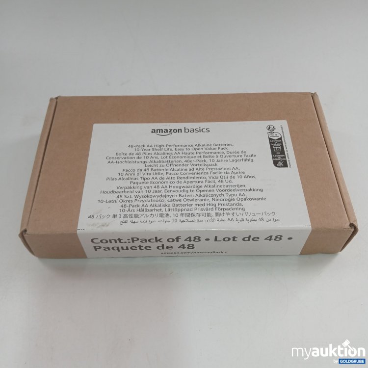 Artikel Nr. 843769 Artikel Nr. 843769: Amazon Basics AA Batterien 48 Stück