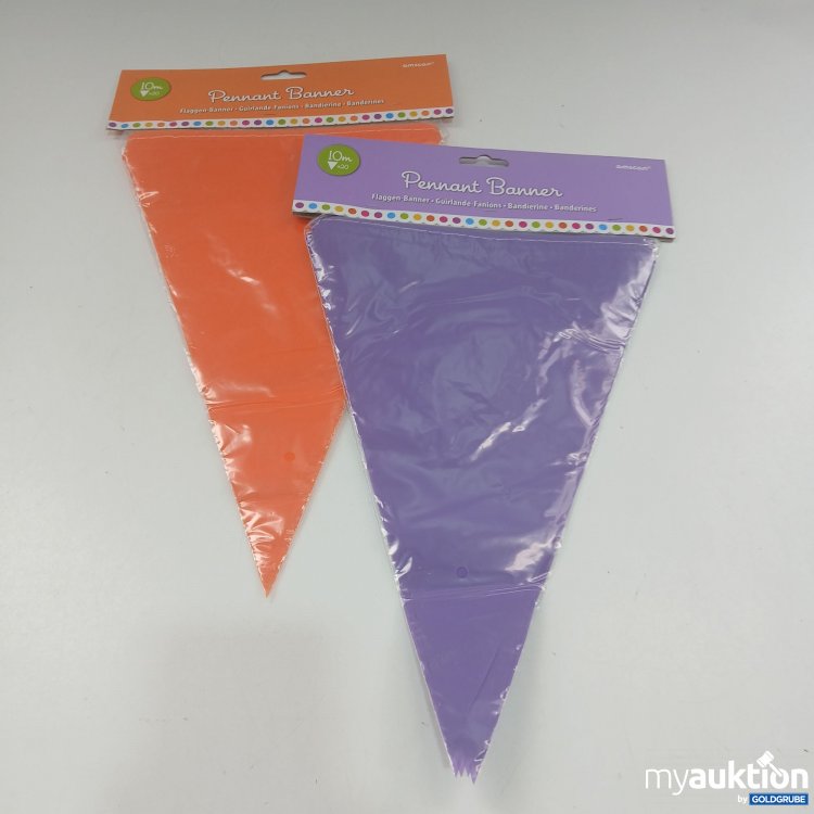 Artikel Nr. 866769: Amscan Pennant Banner 10m 20x 2 Stück