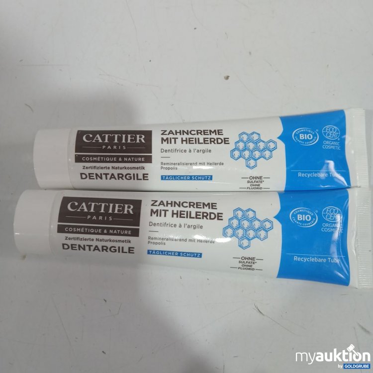 Artikel Nr. 903769: Cattier Zahnpasta mit Heilerde Dentargile je 75ml