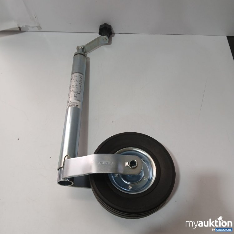 Artikel Nr. 958769: Kratt Stützrad auf Metallfelge mit Vollgummirad 220×60mm