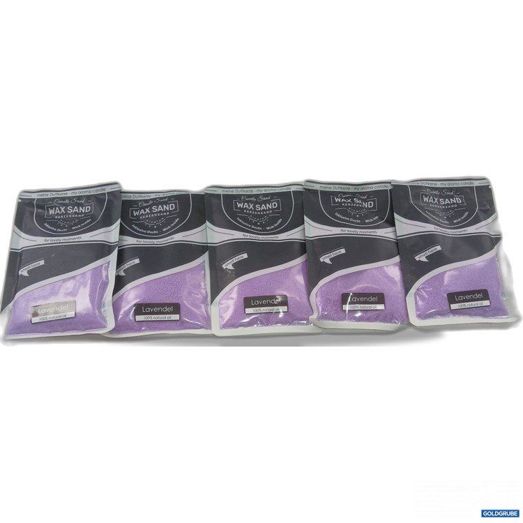 Artikel Nr. 970769: Candle Sand Wax Sand Lavendel 5x50g