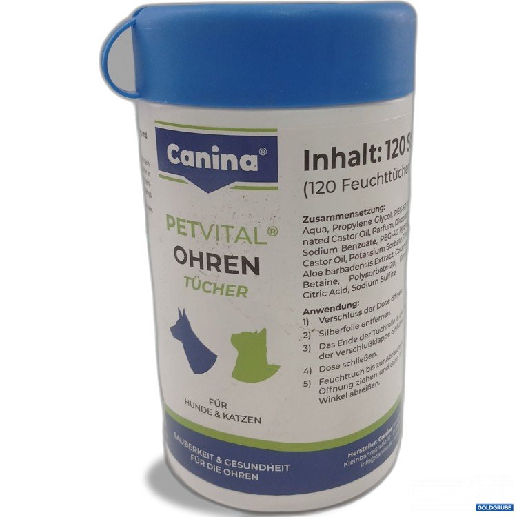 Artikel Nr. 971769: Canina Petvital Ohren Tücher 120stk 