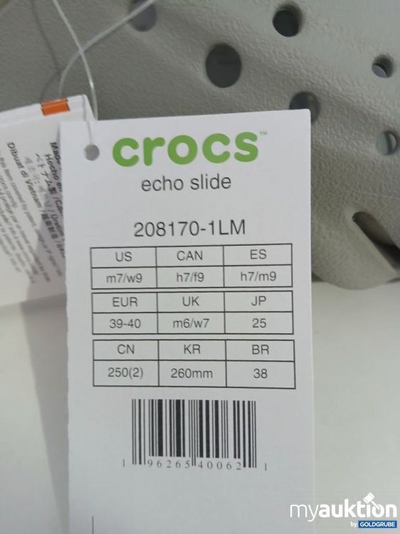Artikel Nr. 988769 Artikel Nr. 988769: Crocs Echo Slide 208170-1LM