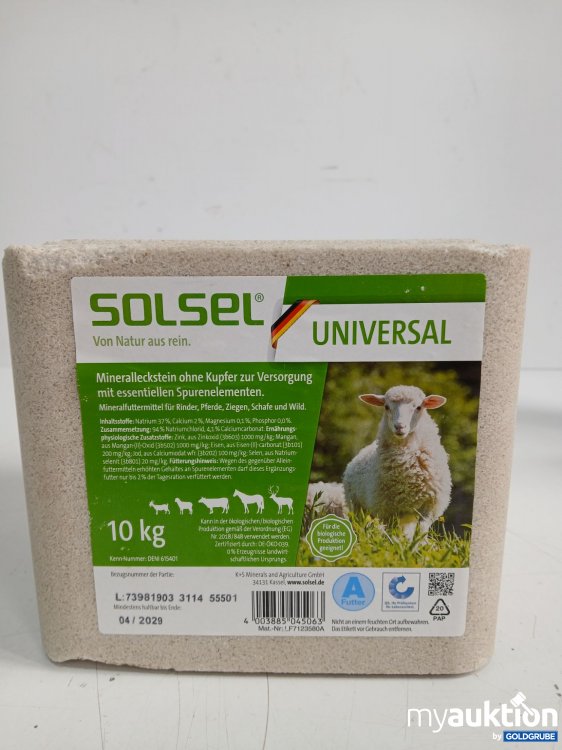 Artikel Nr. 990769 Artikel Nr. 990769: SOLSEL Mineralleckstein ohne Kupfer 10kg