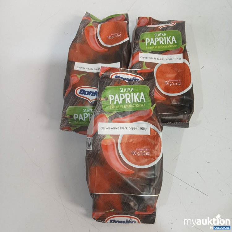 Artikel Nr. 996769 Artikel Nr. 996769: Bonito Slatka Paprika clever whole black pepper 100g