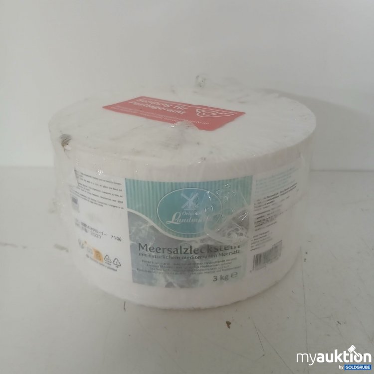 Artikel Nr. 397770 Artikel Nr. 397770: Landmühle Meersalzleckstein 3kg
