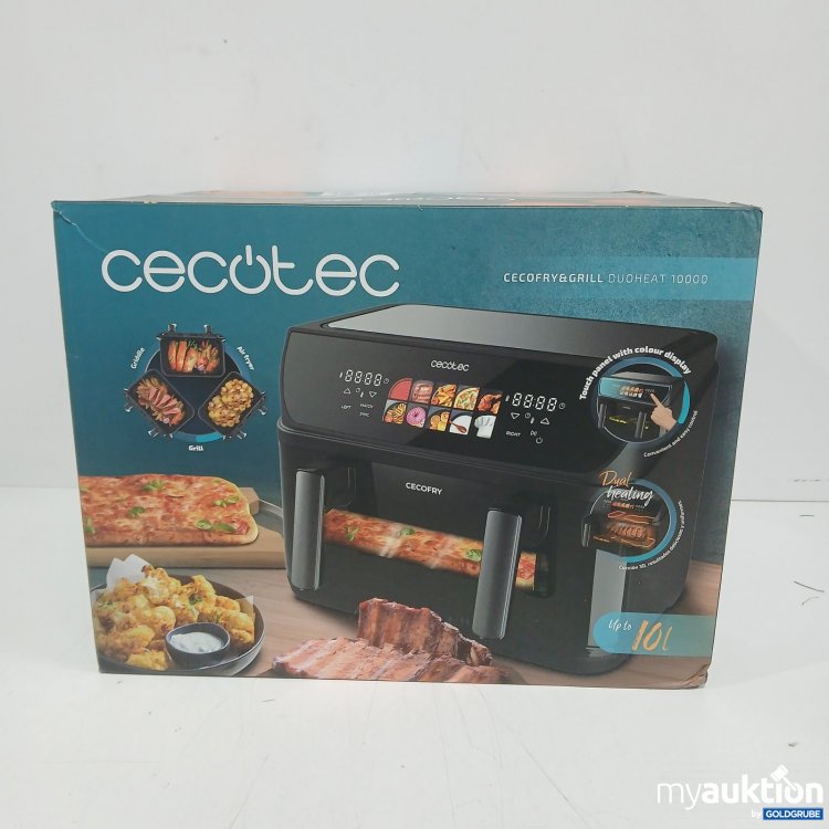 Artikel Nr. 467770 Artikel Nr. 467770: cecotec Cecofry&Grill DuoHeat 10000 Heißluftfritteuse und Grill 10l