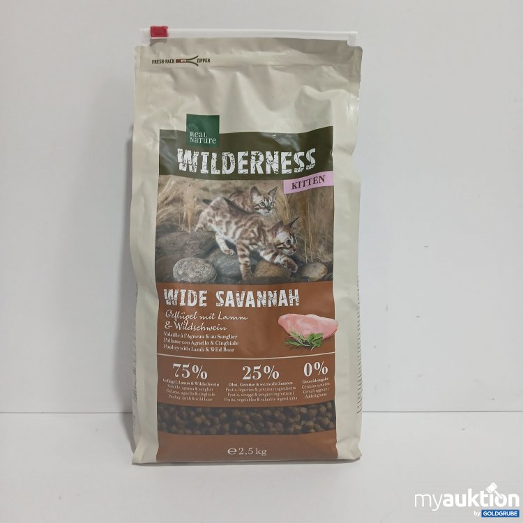Artikel Nr. 824770 Artikel Nr. 824770: Real Nature Wilderness Kitten wide Savannah Katzenfutter 2,5kg