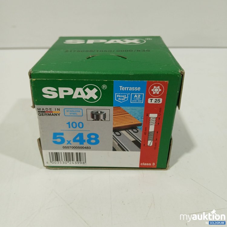 Artikel Nr. 876770: Spax 100/5×48 T25