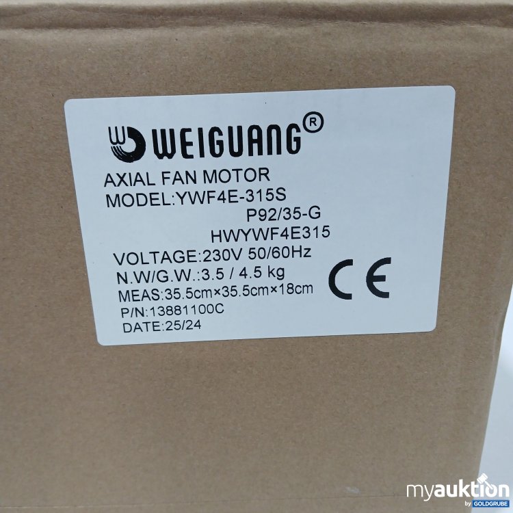 Artikel Nr. 883770: Weiguang Axial Fan Motor YWF4E 315S 