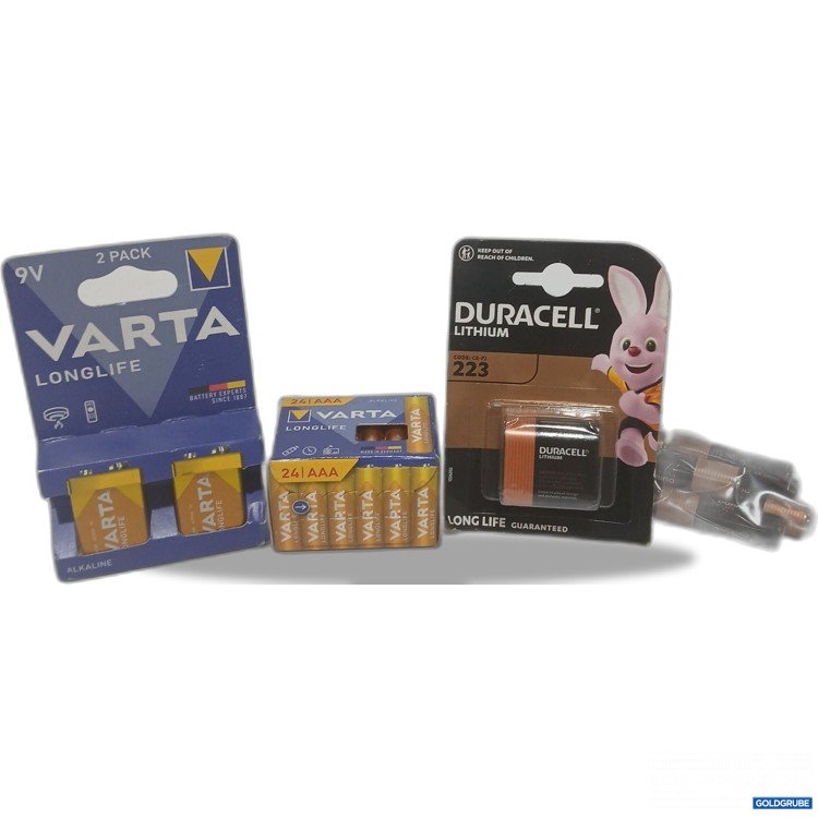 Artikel Nr. 885770: 1 Set diverse Batterien von Varta und Duracell