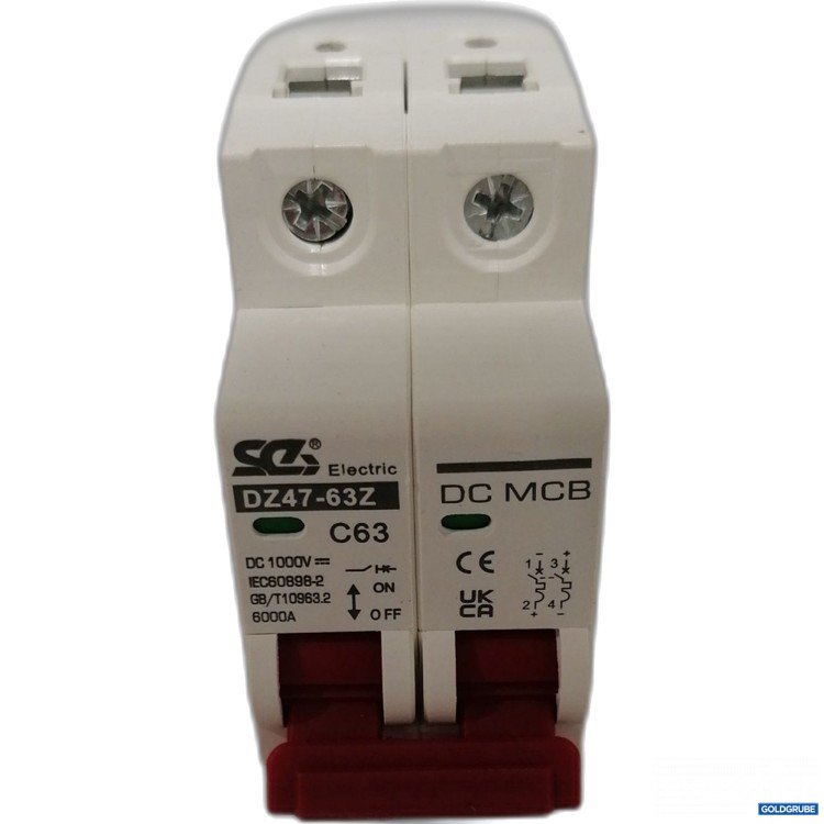 Artikel Nr. 887770: DZ47-63Z DC-Miniatur-Leistungsschalter