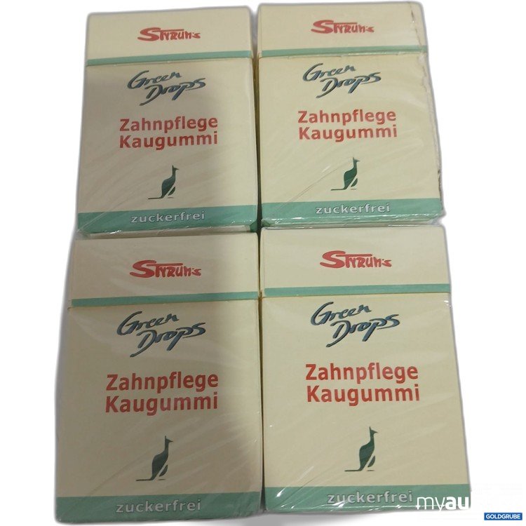 Artikel Nr. 888770: Strums Green Drops Zahnpflege Kaugummi je 32g 