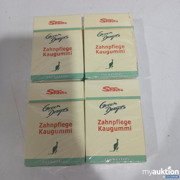 Artikel Nr. 888770: Strums Green Drops Zahnpflege Kaugummi je 32g 
