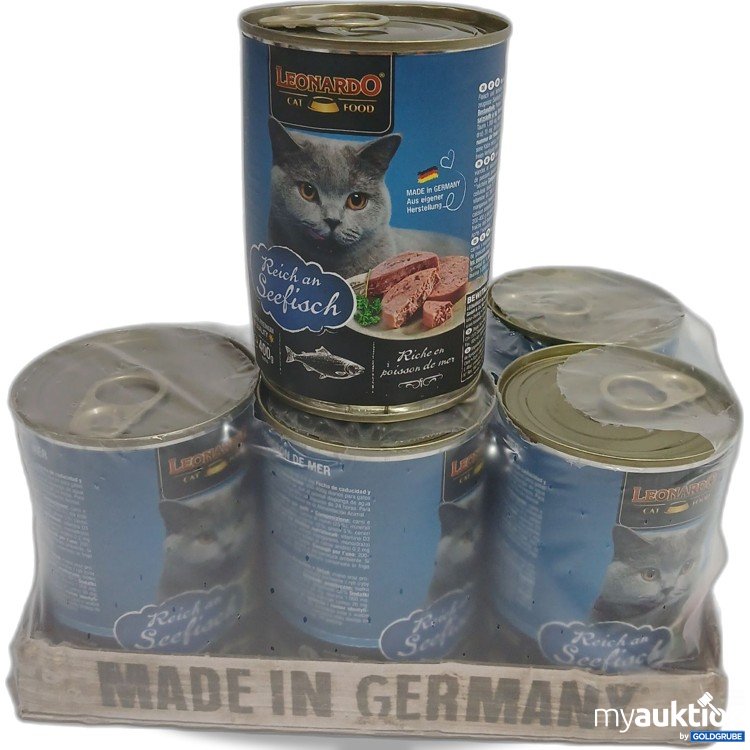 Artikel Nr. 893770 Artikel Nr. 893770: Leonardo Katzenfutter reich an Seefisch 6x400g