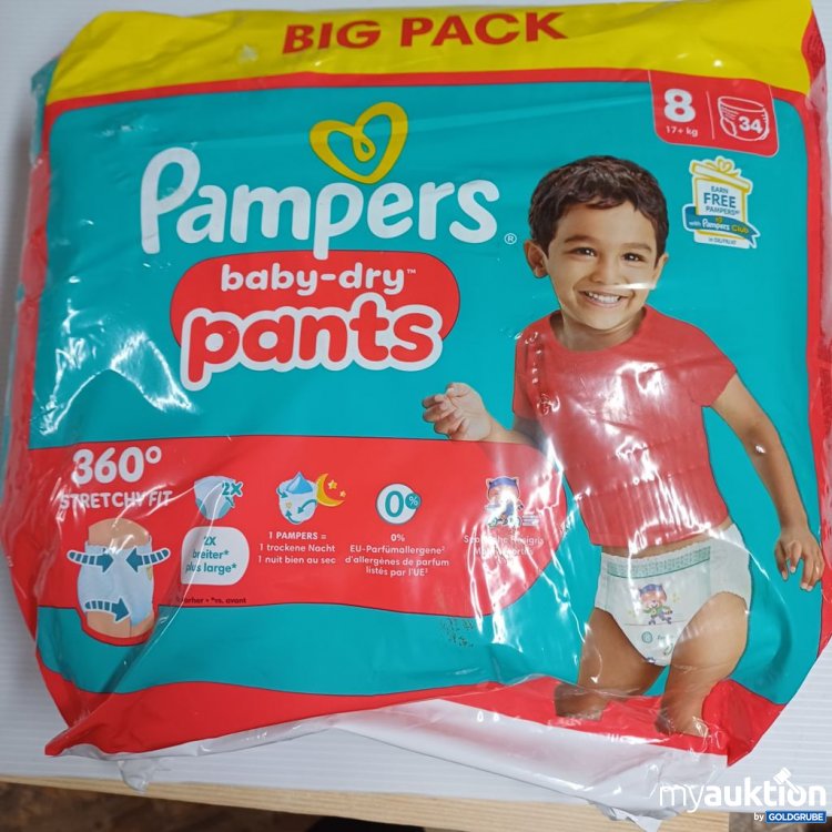 Artikel Nr. 922770: Pampers baby-dry pants Größe 8 34kg