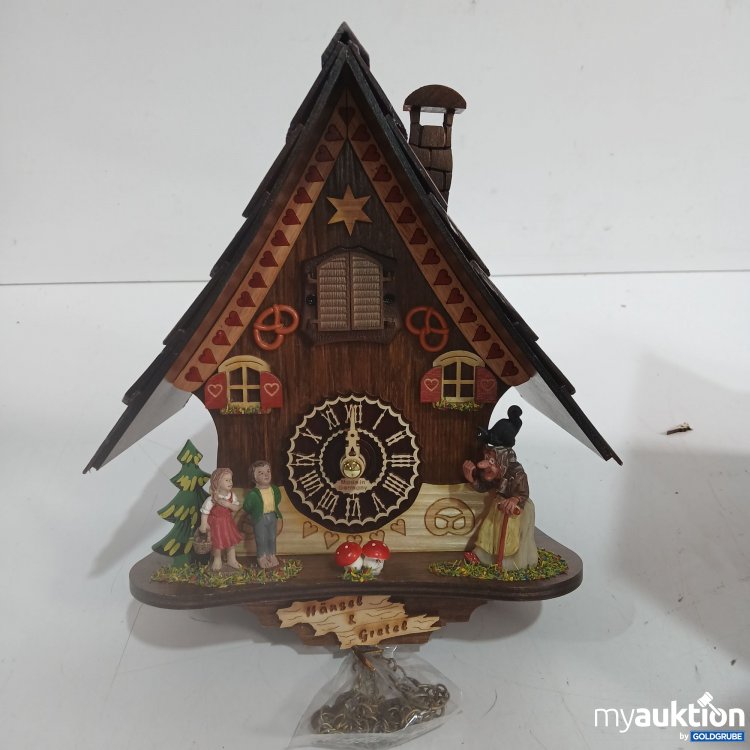 Artikel Nr. 951770: Hönes Quarz-Kuckuck Uhr Hänsel & Gretel 466QM 
