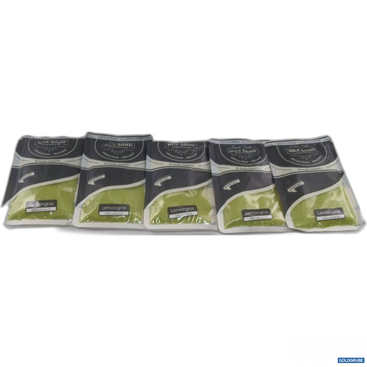 Artikel Nr. 970770: Candle Sand Wax Sand Lemongras 5x50g 