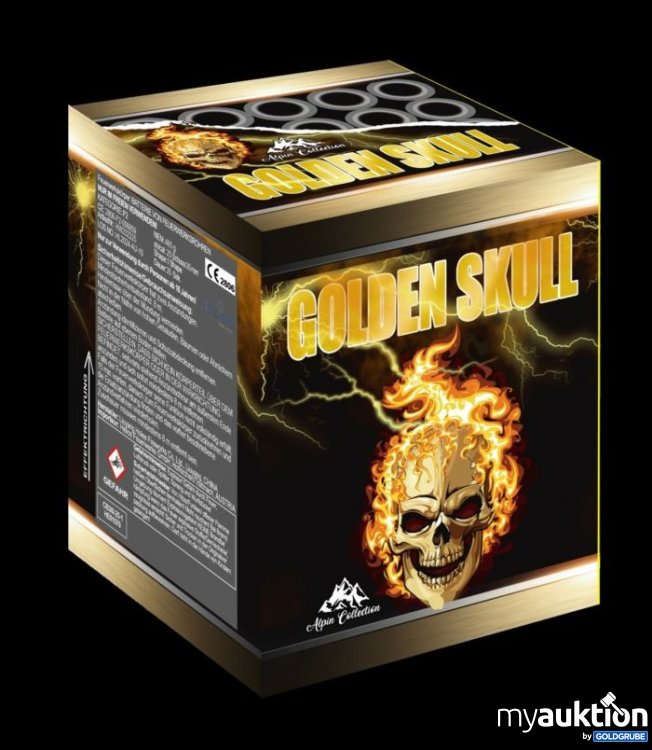 Artikel Nr. 393771 Artikel Nr. 393771: Feuerwerksbatterie Golden Skull