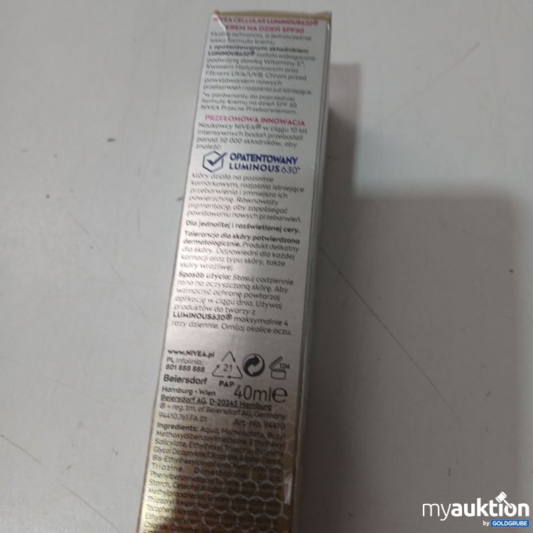 Artikel Nr. 918771: NIVEA CELLULAR Luminous 630 Tagescreme SPF 50