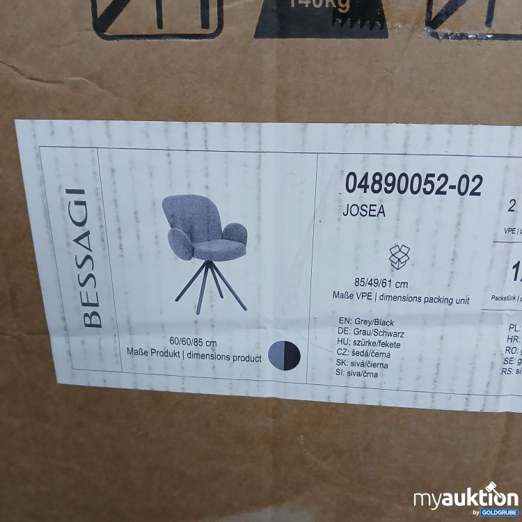 Artikel Nr. 954771 Artikel Nr. 954771: BESSAGI Josea Sessel 60/60/85cm 04890052-02