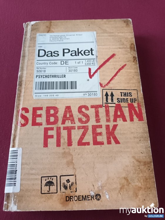 Artikel Nr. 999771 Artikel Nr. 999771: Sebastian Fitzek, Das Paket