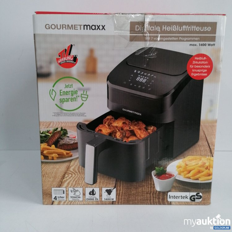 Artikel Nr. 399772 Artikel Nr. 399772: Gourmet Maxx Digitale Heißluftfritteuse 1400W