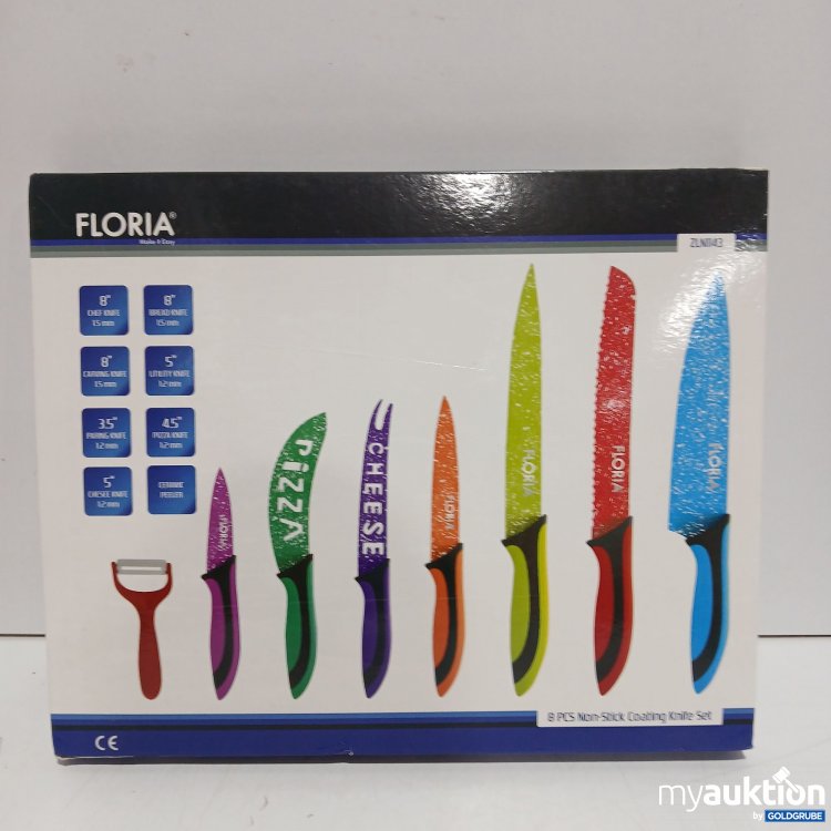 Artikel Nr. 462772 Artikel Nr. 462772: Floria Non-Stick Coating Messer-Set 8x