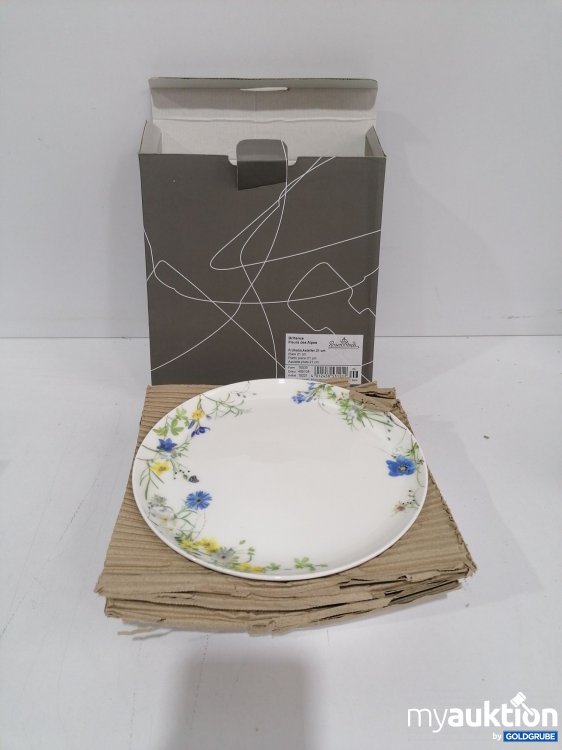 Artikel Nr. 832772: Rosenthal Brillance Fleurs the Alpes, Frühstücksteller 21 cm, 6 Stk 
