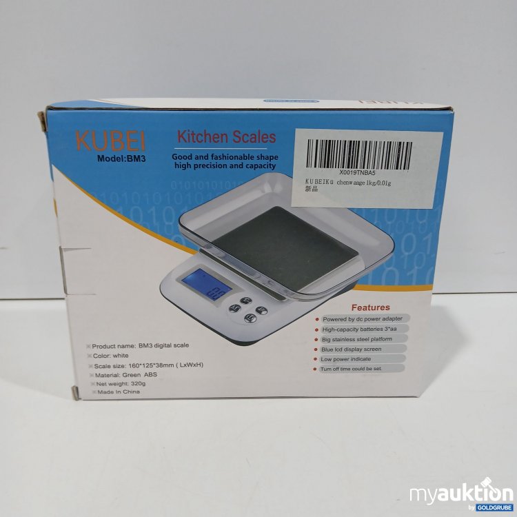 Artikel Nr. 876772 Artikel Nr. 876772: Kubei Kitchen Scales BM3