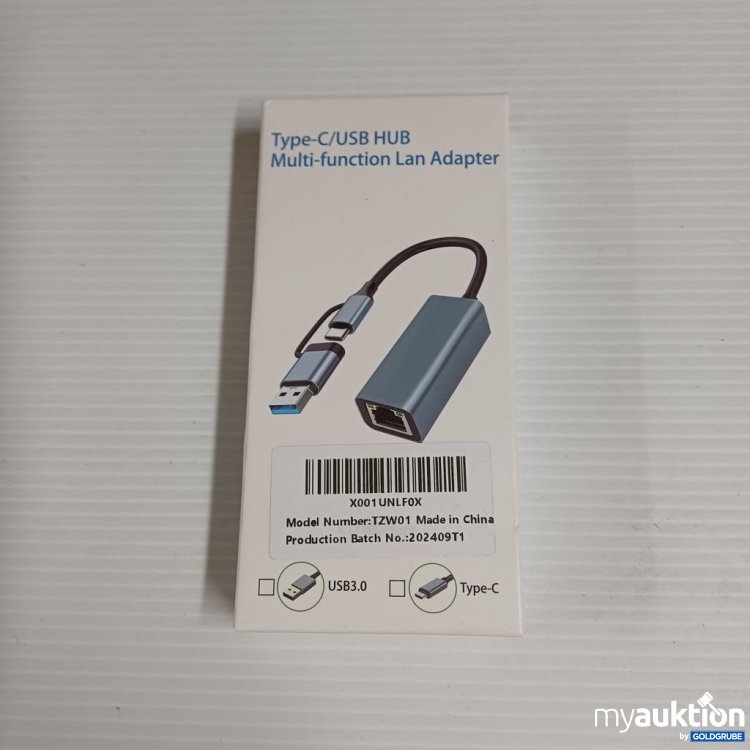 Artikel Nr. 922772: Type-C/USB HUB Multi-function Lan Adapter