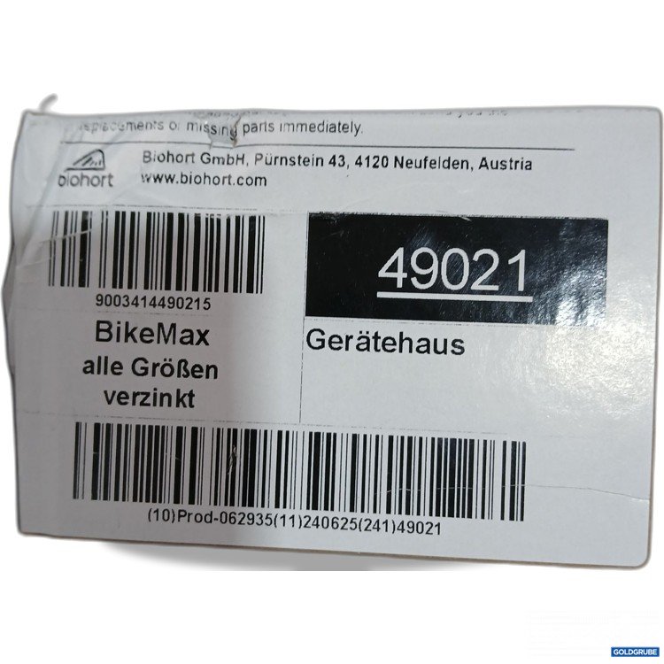 Artikel Nr. 954772: BikeMax Fahrradaufhängung alle Grössen  49021 Gerätehaus 