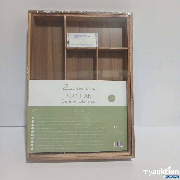 Artikel Nr. 972772: Zandiara Kristian Besteckeinsatz 6Fächer LxBxH ca. 30x42x5cm ausgezogen ca. 50x42x5cm y