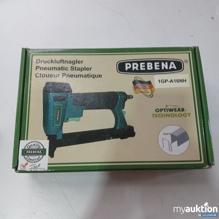 Artikel Nr. 976772 Artikel Nr. 976772: Prebena Druckluftnagler, Art.No. 1GP-A16NH