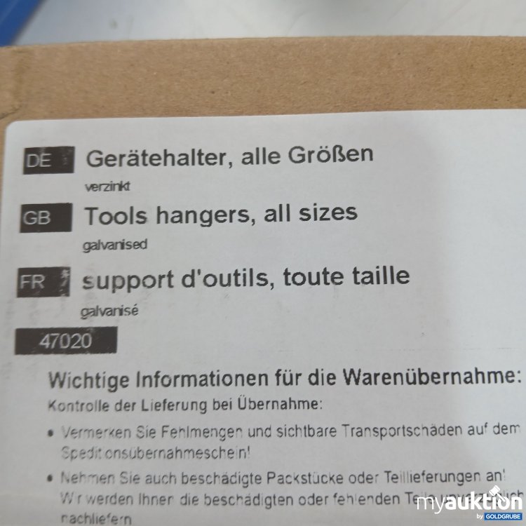 Artikel Nr. 997772 Artikel Nr. 997772: Gerätehalter 47020 4Stk
