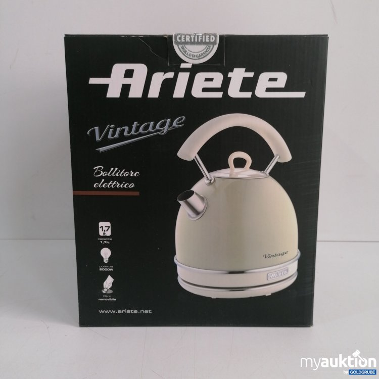 Artikel Nr. 399773 Artikel Nr. 399773: Ariete Vintage Wasserkocher cream/green 2000W