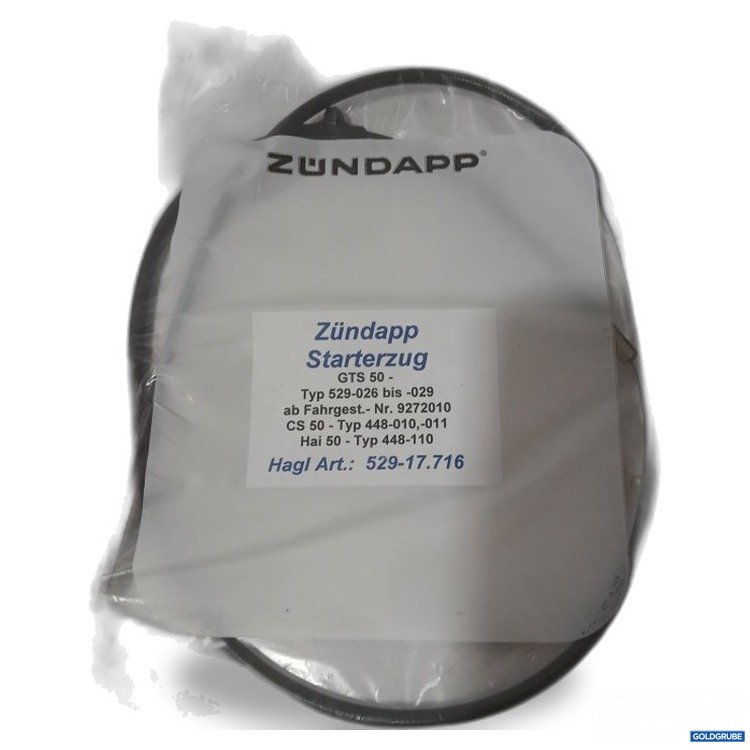 Artikel Nr. 443773 Artikel Nr. 443773: Zündapp Starterzug GTS 50 Typ 529-026 bis -029