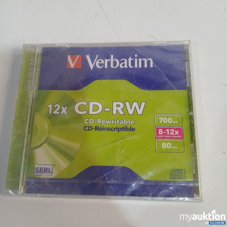 Artikel Nr. 872773 Artikel Nr. 872773: Verbatim 12x CD-RW