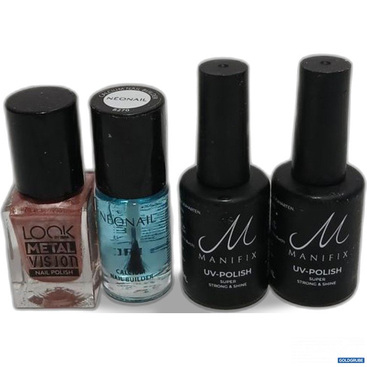 Artikel Nr. 953773: LOOK Metal Vision Nagellack, Monailis Nagellack, Manifix UV-Nagellack 2x