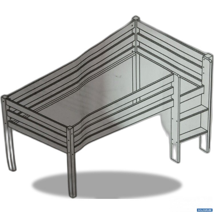 Artikel Nr. 954773 Artikel Nr. 954773: TICAA Malte Kinderhochbett HB-MALTE-90-KF-2021F