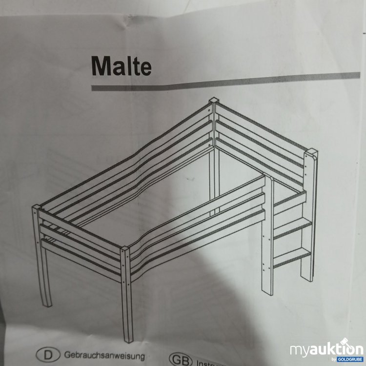 Artikel Nr. 954773 Artikel Nr. 954773: TICAA Malte Kinderhochbett HB-MALTE-90-KF-2021F