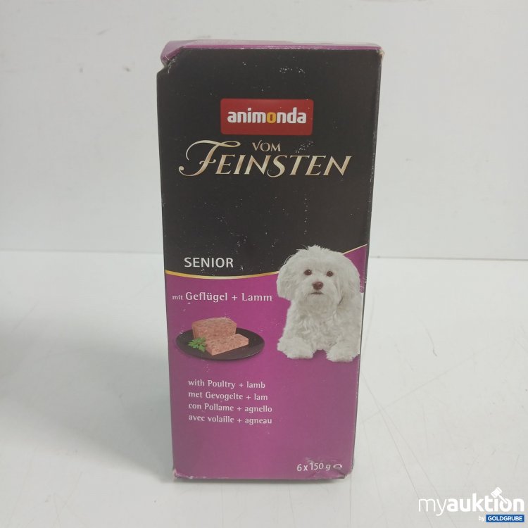 Artikel Nr. 987773: Animonda vom Feinsten Hundefutter Senior Geflügel+Lamm 150g 6Stk