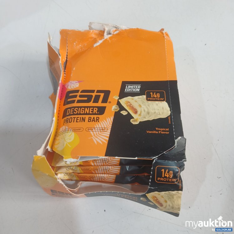 Artikel Nr. 996773 Artikel Nr. 996773: ESN Designer Protein Bar Tropical Vanilla Flavor 12x45g