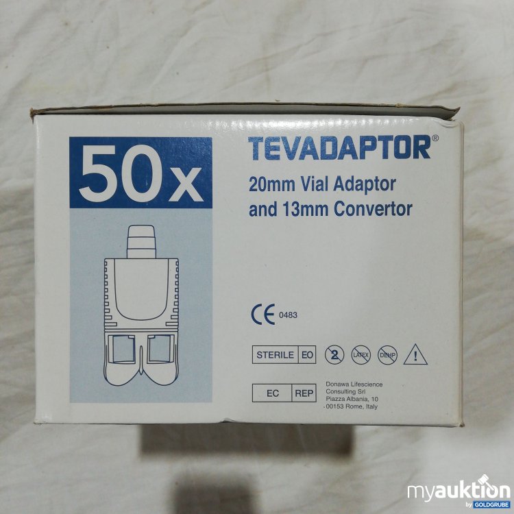 Artikel Nr. 341774: Tevadaptor 20mm Vial Adaptor 50x