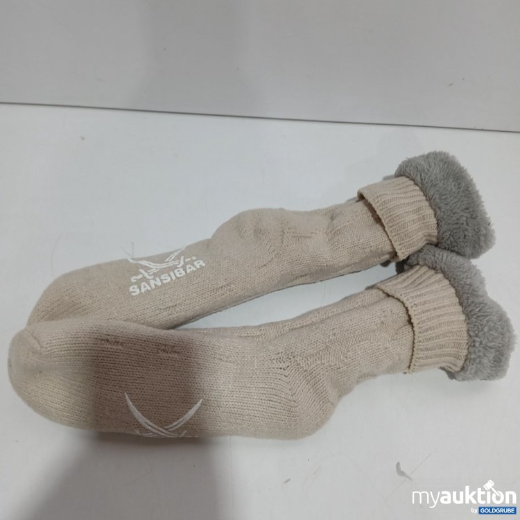 Artikel Nr. 360774 Artikel Nr. 360774: Kuschelige Stricksocken Sansibar Grau