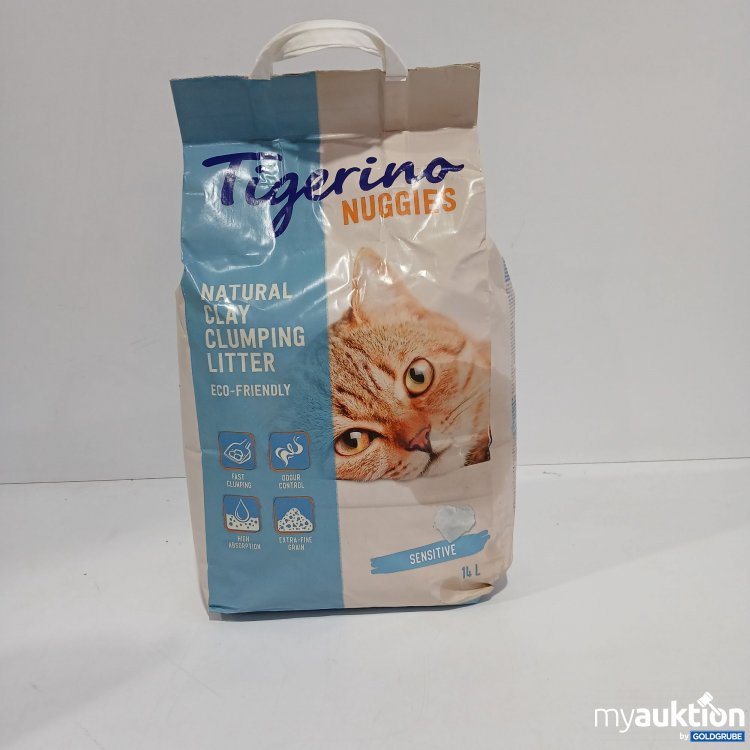 Artikel Nr. 801774 Artikel Nr. 801774: Tigerino Nuggies Natural Clay clumping litter 14L