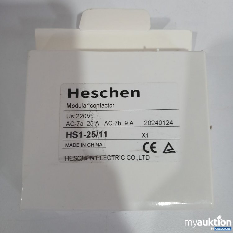 Artikel Nr. 827774 Artikel Nr. 827774: Heschen Modular Contactor 220V HS1-25/11